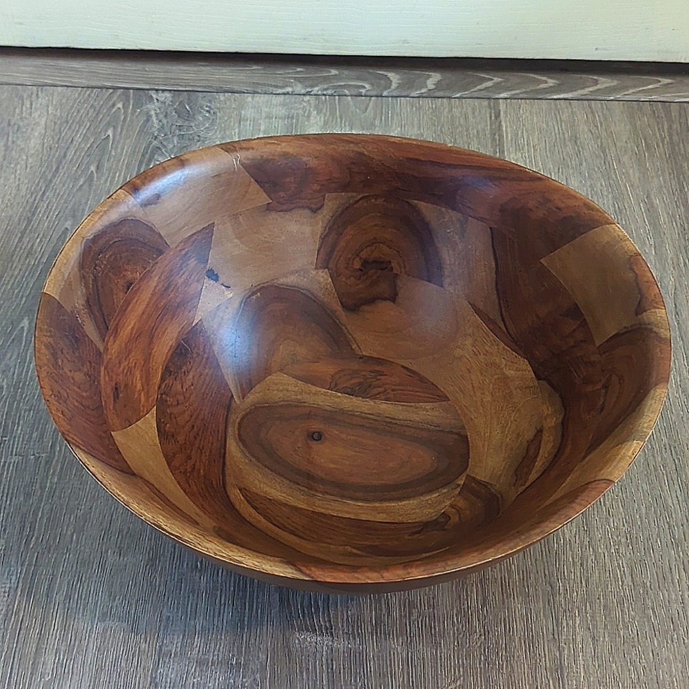 Pier 1 Imports Acacia Wood Bowl - NWT